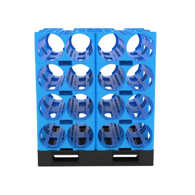 Stackable water bottle rack system Durable Stackable HDPE 5 Gallon Water Bottle Rack for Storage