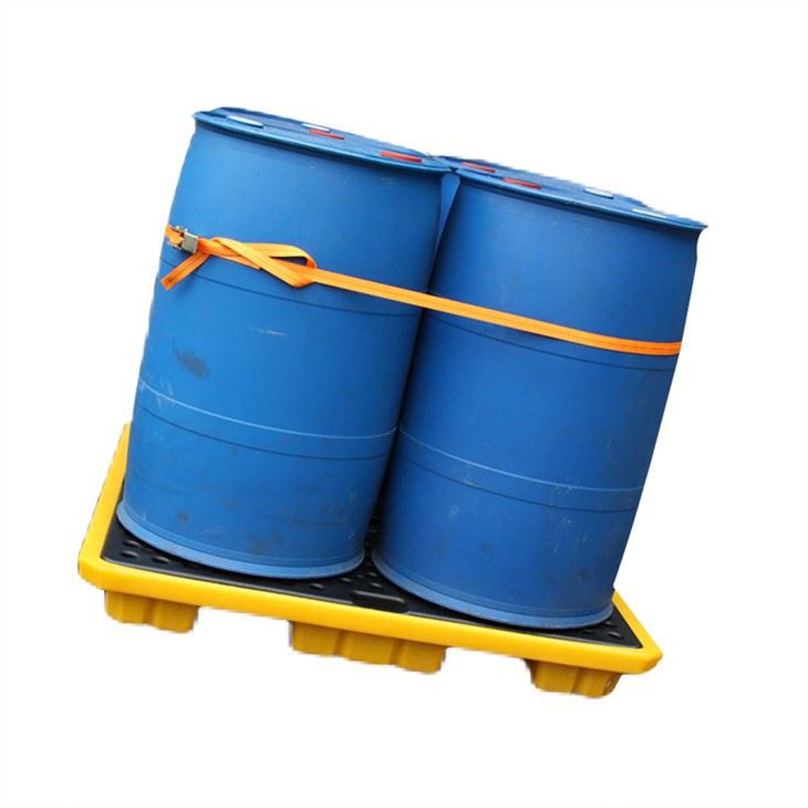 Durable HDPE 4-Drum Spill Tray with Stackable Design image 2