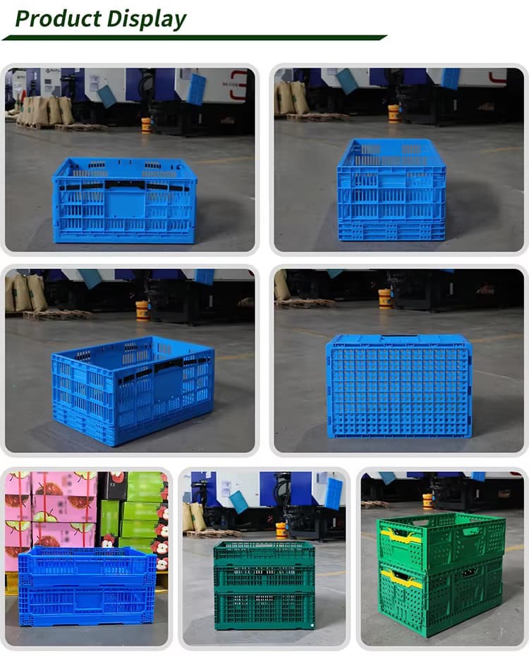 Durable HDPE Stackable Fruit & Vegetable Storage Crate