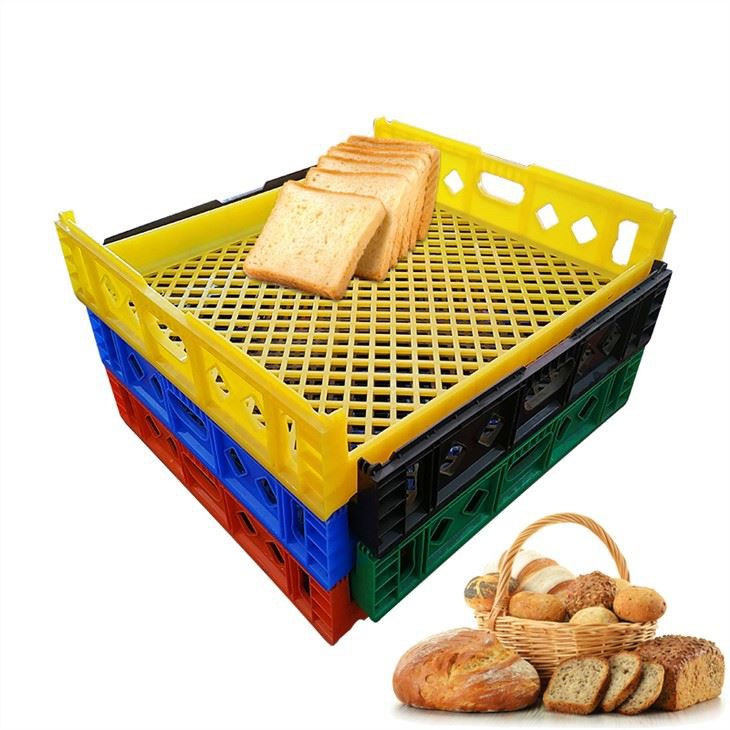 Durable HDPE Stackable Baker's Crate for Bakery & Food Industry