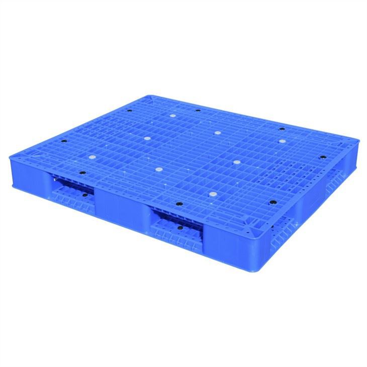 Durable Double-Faced 4-Way HDPE Plastic Pallet for Logistics