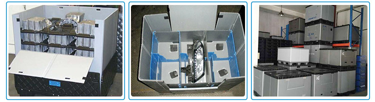 Durable HDPE Collapsible Storage Honeycomb Panel Box