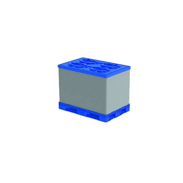 Durable HDPE Stackable Collapsible Container for Logistics