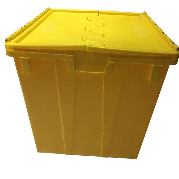 Durable Stackable HDPE Totes Plastic Storage Boxes for Bulk Use image 3