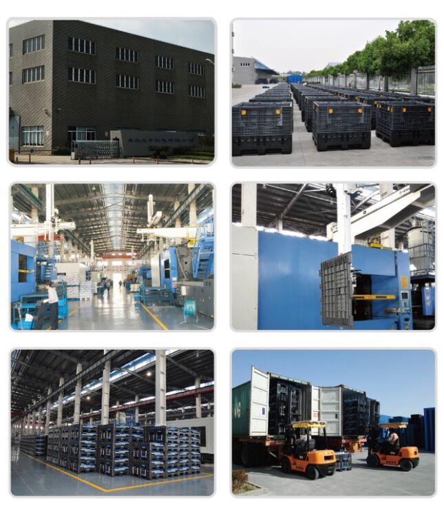 Durable Collapsible HDPE Plastic Pallet Bulk Container