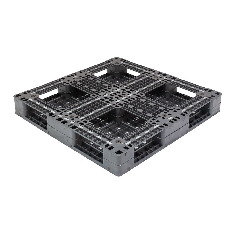 Durable HDPE Double Deck Stackable Plastic Pallets for Logistics