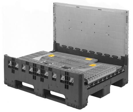 Durable HDPE Collapsible Plastic Pallet Container image 4