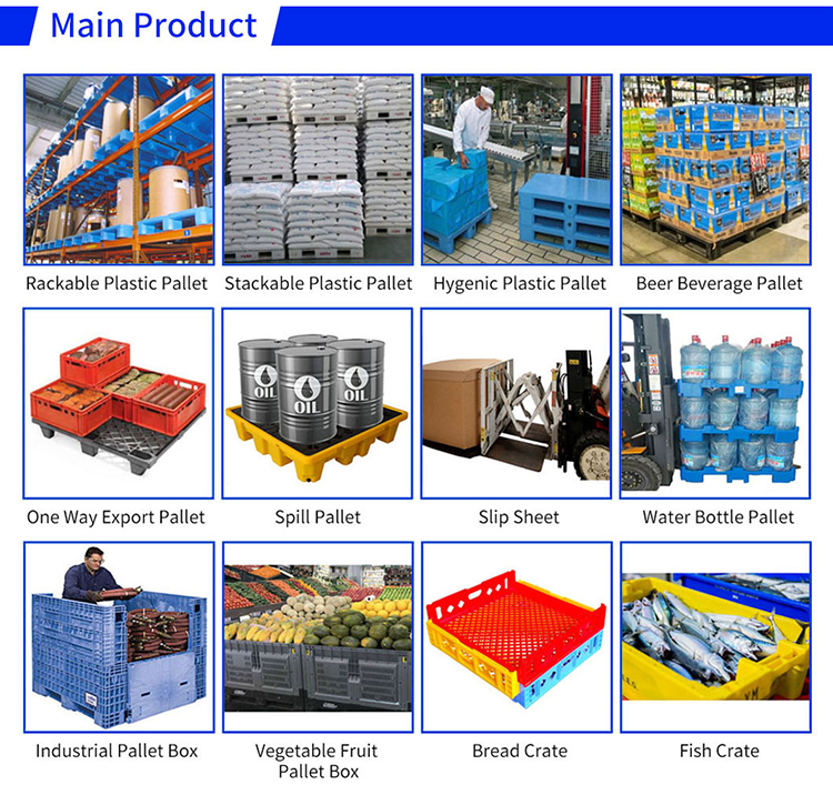 Heavy-Duty HDPE Stackable IBC Spill Containment Pallet
