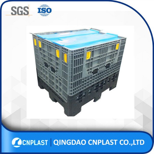 Heavy Duty Stackable Foldable Plastic Pallet Box HDPE