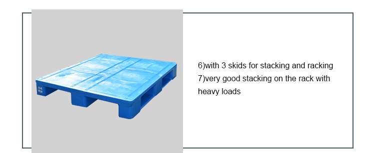 Cleanroom compatible pallet Heavy-Duty Medical Plastic Pallet - Hygienic HDPE Design