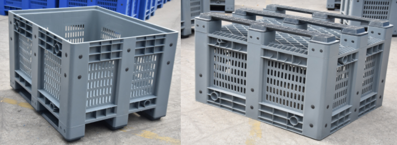 Durable Stackable HDPE Plastic Pallet Box for Industrial Use