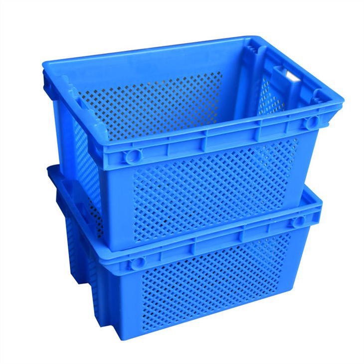 Durable HDPE Ventilated Stackable Nestable Container for Logistics