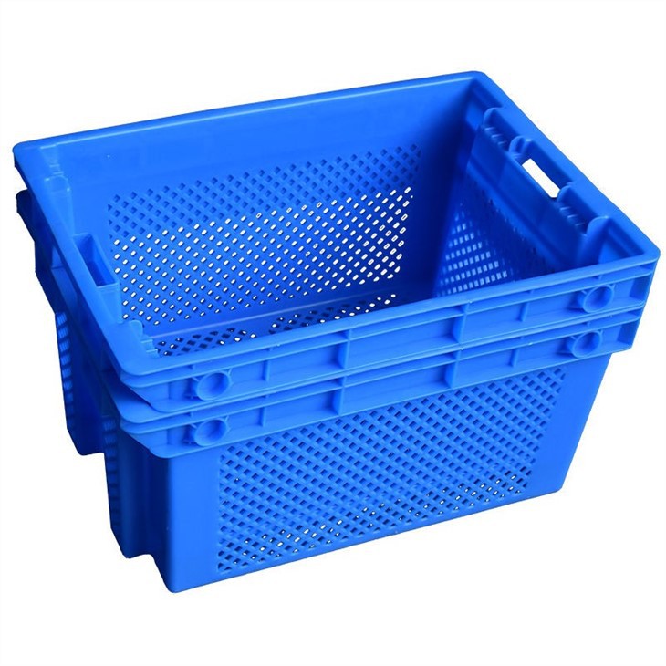 Durable HDPE Ventilated Stackable Nestable Container for Logistics image 2