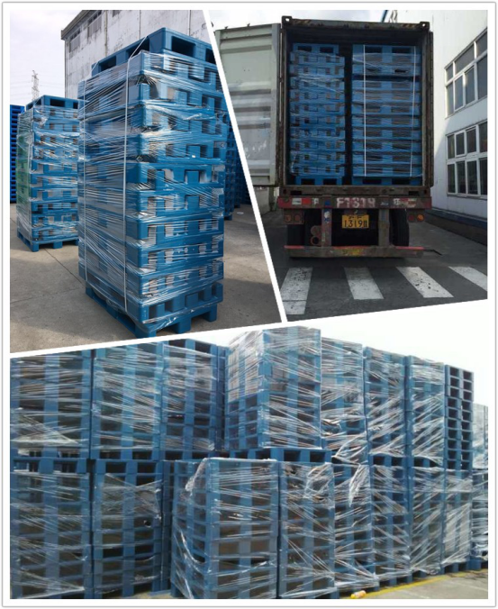 Durable HDPE Forklift Plastic Pallet for Cold Storage