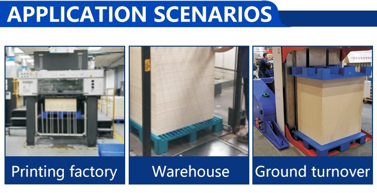 Heavy Duty HDPE Plastic Printing Pallet for Industrial Logistics