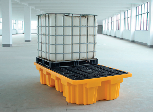 Durable HDPE 3-Drum Spill Containment Pallet for Industrial Storage