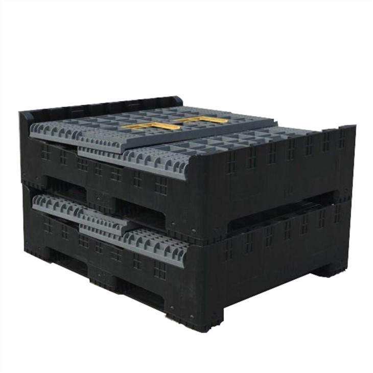 HDPE Stackable Automotive Folding Container 1200×1000×1000mm image 3