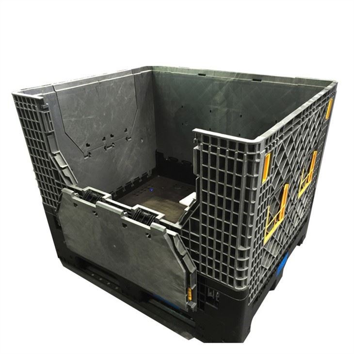 HDPE Stackable Automotive Folding Container 1200×1000×1000mm image 2