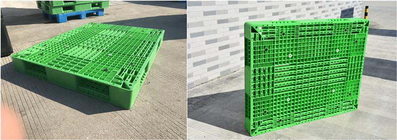product-1-2 Heavy Duty HDPE Reversible Double Faced Plastic Pallet