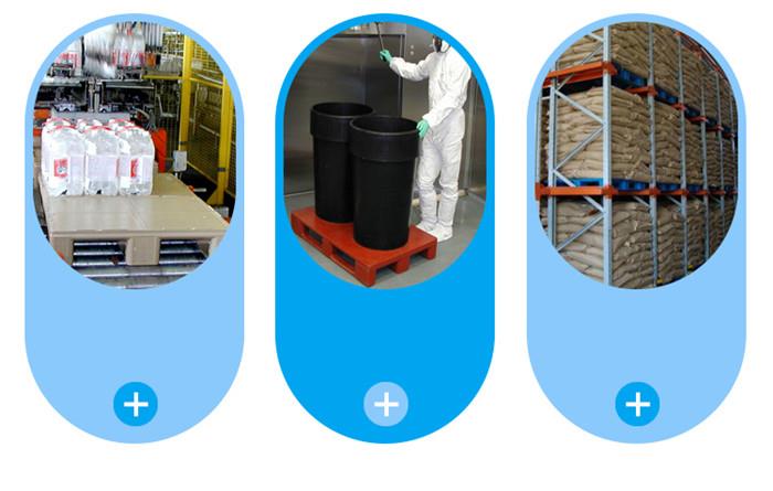HDPE Hygienic Solid Plastic Pallet for Logistics & Food