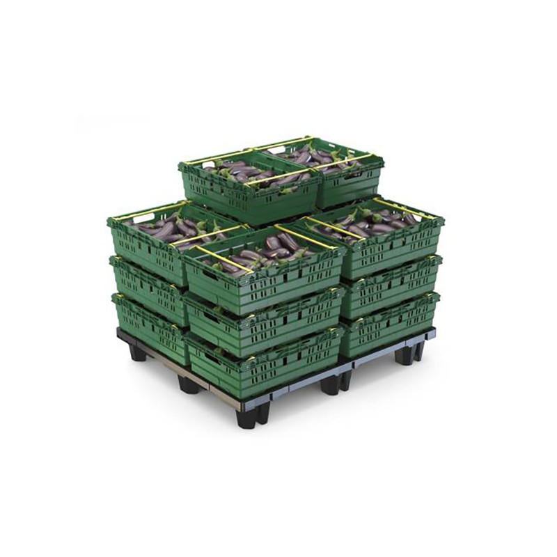 Durable HDPE Supermarket Bale Arm Crates for Logistics image 2