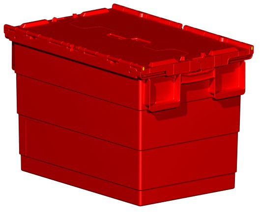Stackable HDPE Plastic Logistics Container 73.5L