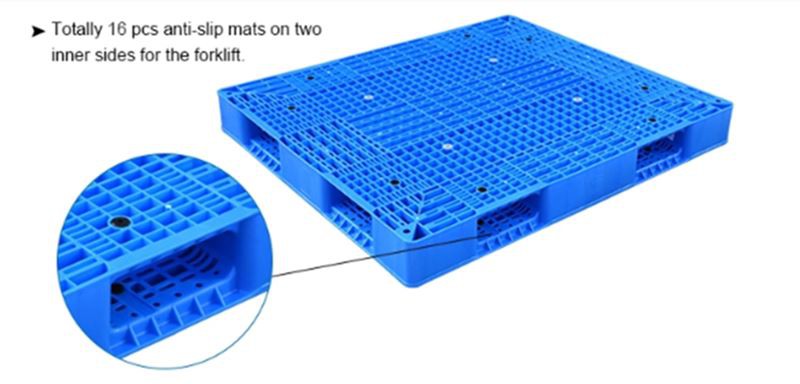 Durable HDPE Reversible Stackable Plastic Pallet for Logistics