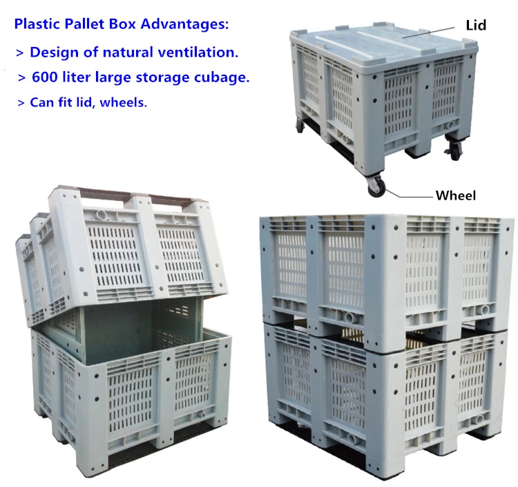 1200x1000mm HDPE Stackable Bulk Storage Container