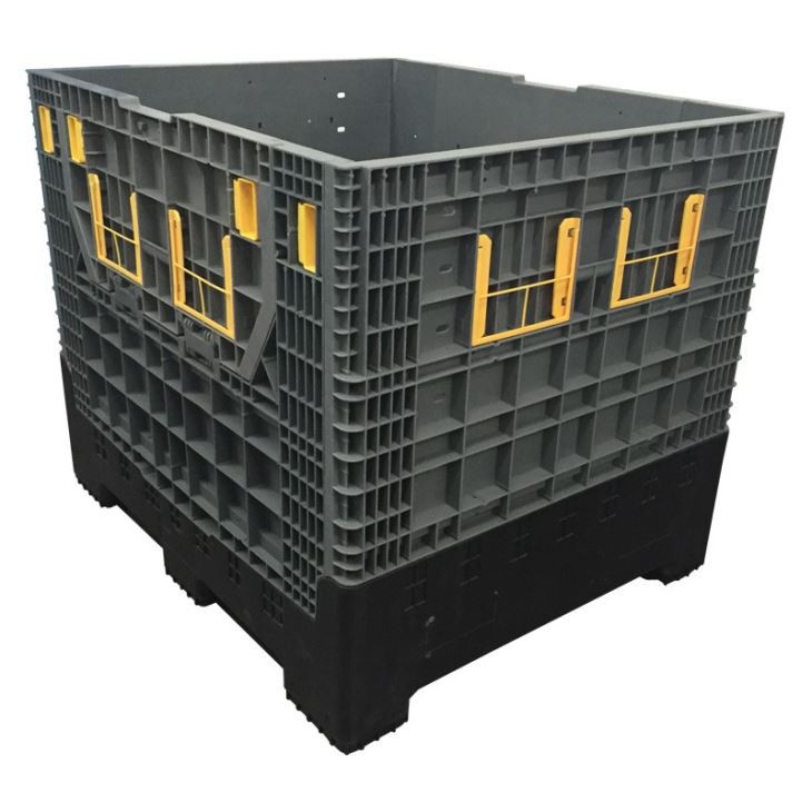 Heavy-Duty HDPE Plastic Bulk Container for Logistics & Storage image 4