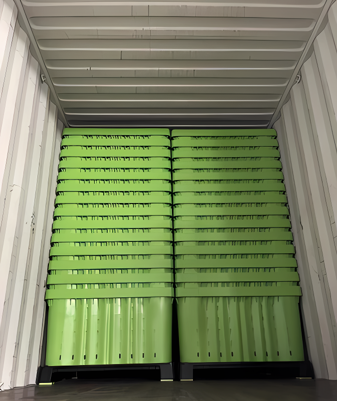 Nestable HDPE Plastic Pallet Bin for Logistics & Storage