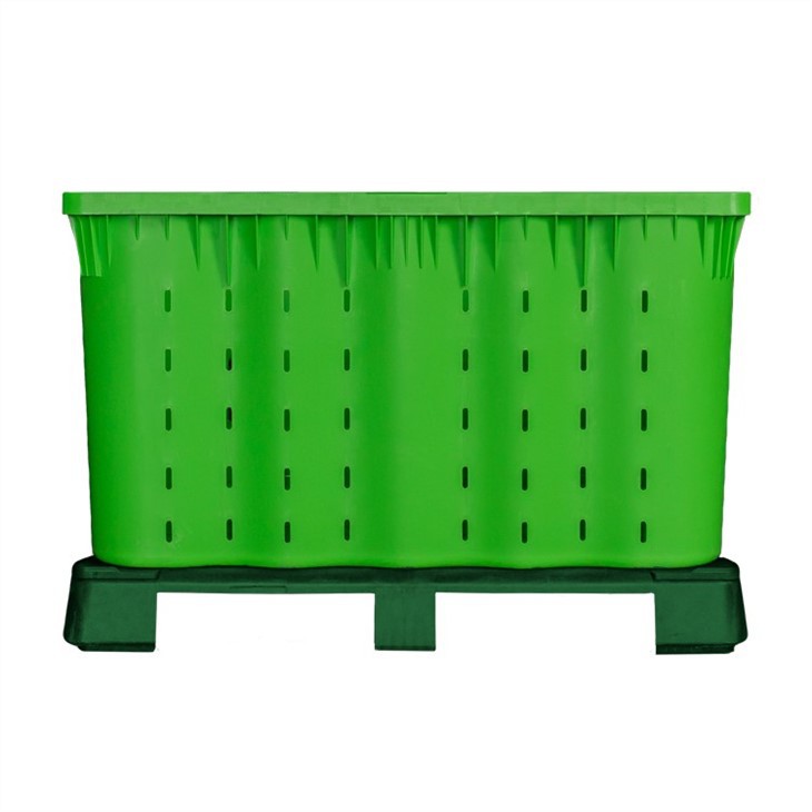 Nestable HDPE Plastic Pallet Bin for Logistics & Storage image 2