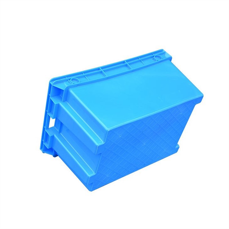 Durable HDPE Stackable Plastic Fish Crate for Seafood Storage image 3