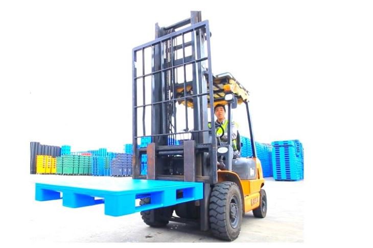 Durable HDPE Heavy Load Plastic Pallet with Stackable Design