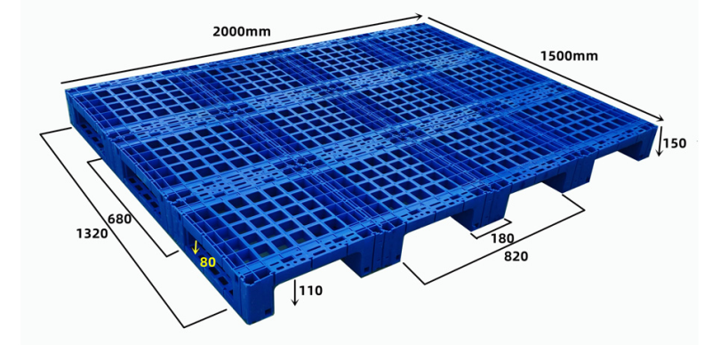 Heavy Duty HDPE Modular Plastic Pallet for Logistics