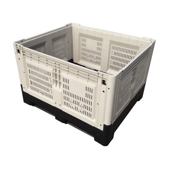 Heavy Duty HDPE Vented Folding Pallet Bin 1200x1000 image 6
