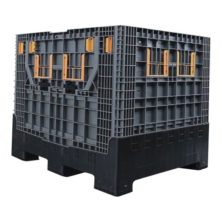 Heavy Duty 1200x1000mm Stackable HDPE Plastic Pallet Box image 3