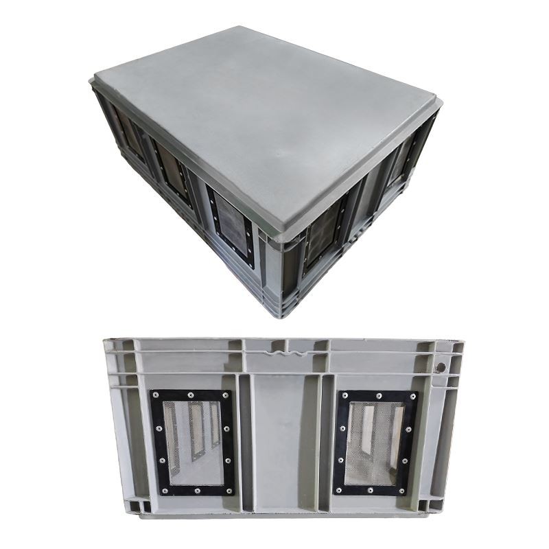 High-Durable HDPE Insect Breeding Plastic Boxes with Ventilation