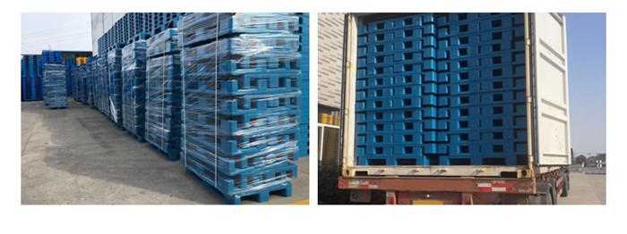Durable HDPE Stackable Plastic Pallet for Food Logistics