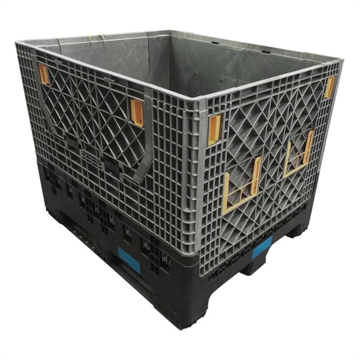 Heavy Duty Collapsible Plastic Pallet Container 1200x1000mm