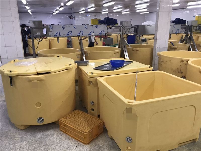 Durable HDPE Bulk Insulated Fishing Boxes for Seafood Logistics