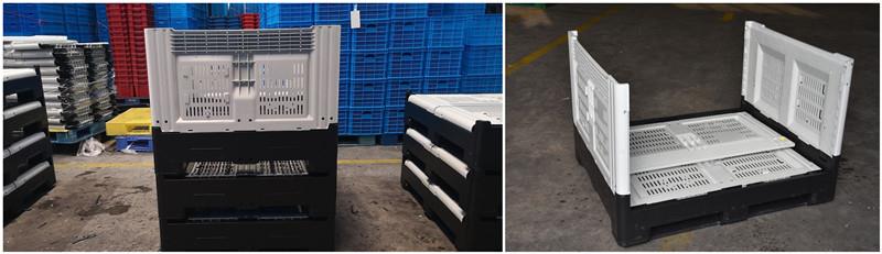 Collapsible-Pallet-Box Collapsible Plastic Pallet Box for Fruits and Vegetables