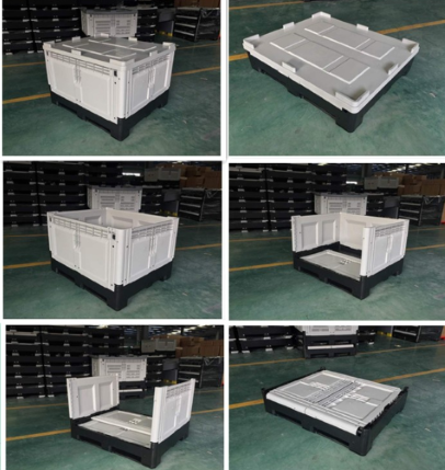 Versatile Bulk Container Durable HDPE Refurbished Bulk Containers for Logistics
