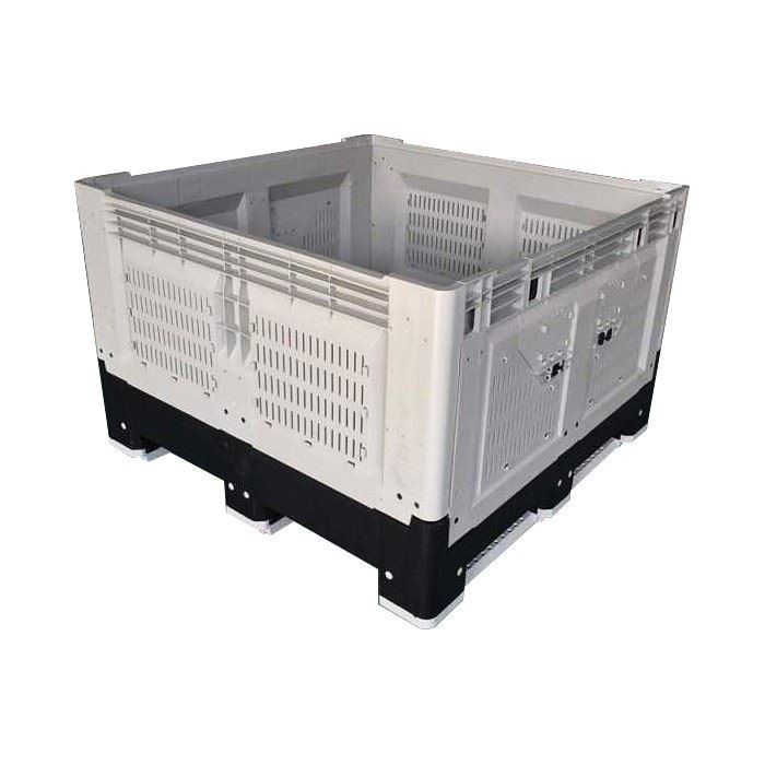 750L Collapsible Vented HDPE Bulk Container for Logistics image 2