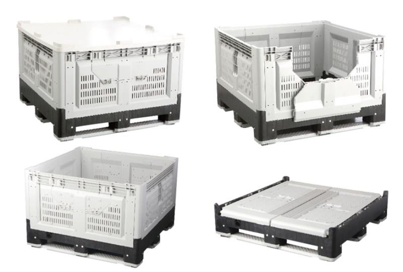 Australian Standard HDPE Collapsible Bulk Container for Logistics