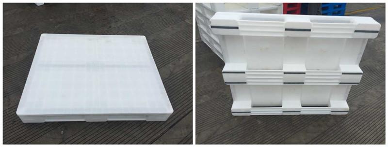 Durable HDPE Hygienic Plastic Pallets for Pharmaceutical Use