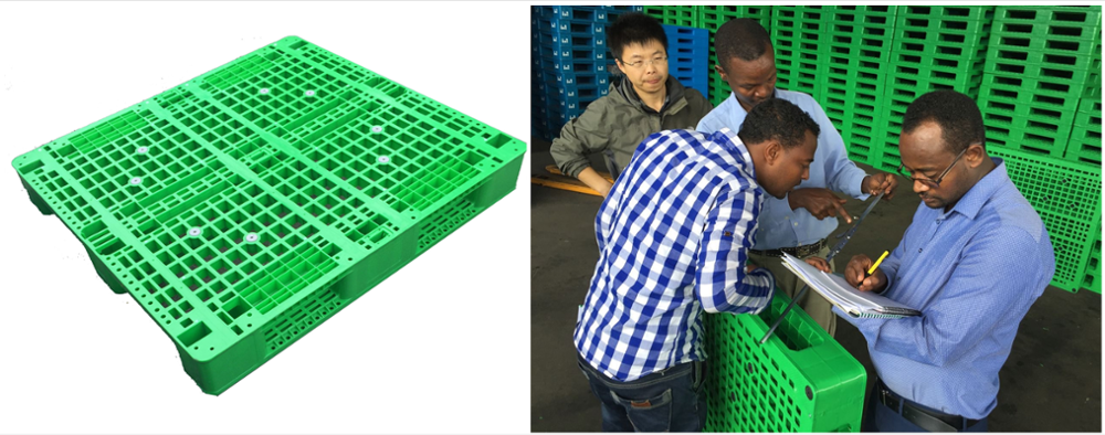 Heavy Duty HDPE Plastic Pallet for Racking & Logistics