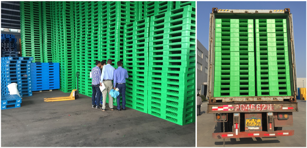 Heavy Duty HDPE Plastic Pallet for Racking & Logistics