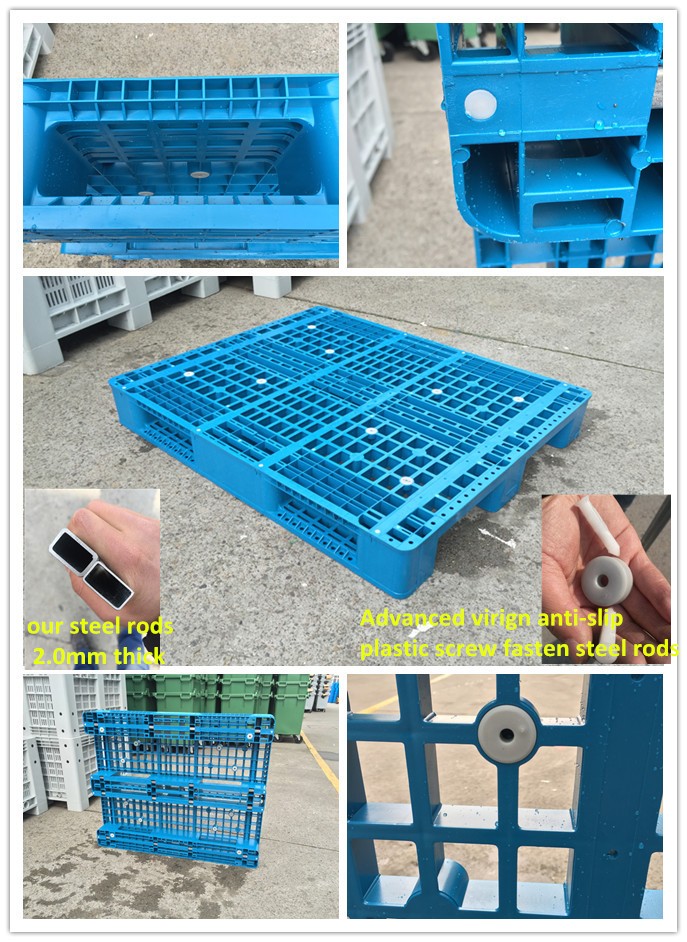 Heavy Duty HDPE Plastic Pallet for Racking & Logistics