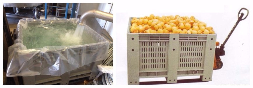Durable 600L Perforated HDPE Plastic Pallet Bin for Logistics