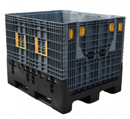 Heavy-Duty HDPE Stackable Plastic Bulk Containers